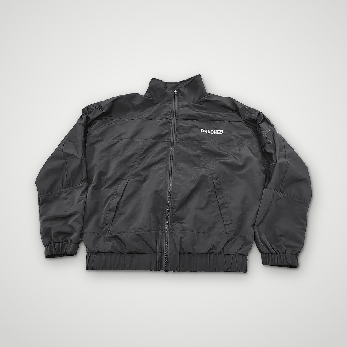 DTACHED Star Track Jacket – Black