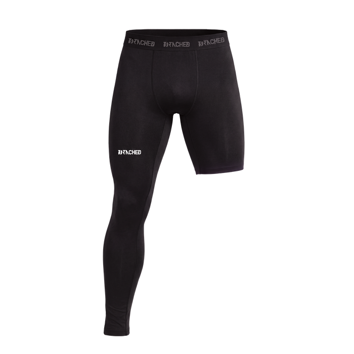 Compression One-Leg Tights – Black