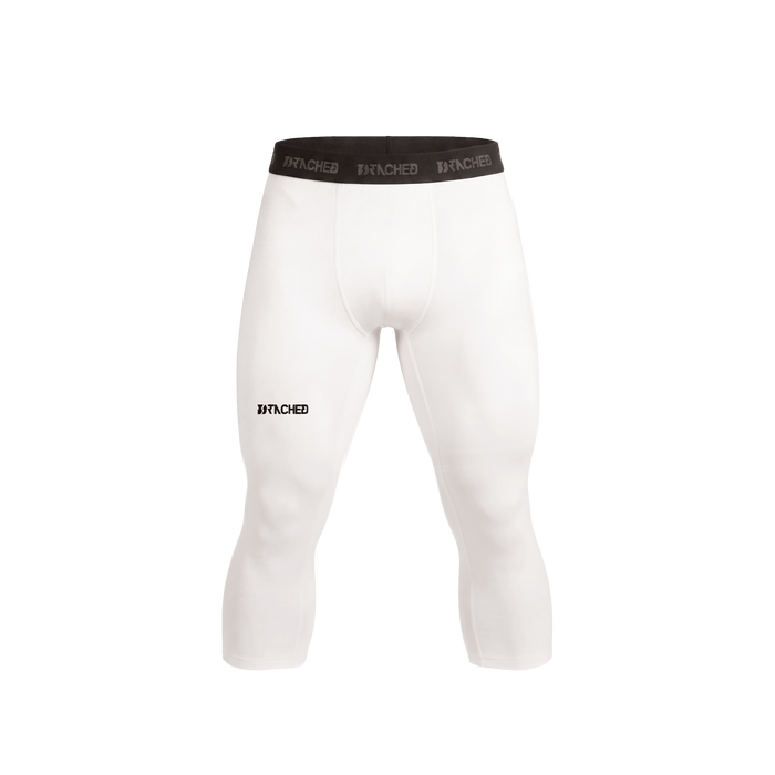 Compression 3/4 Tights – White