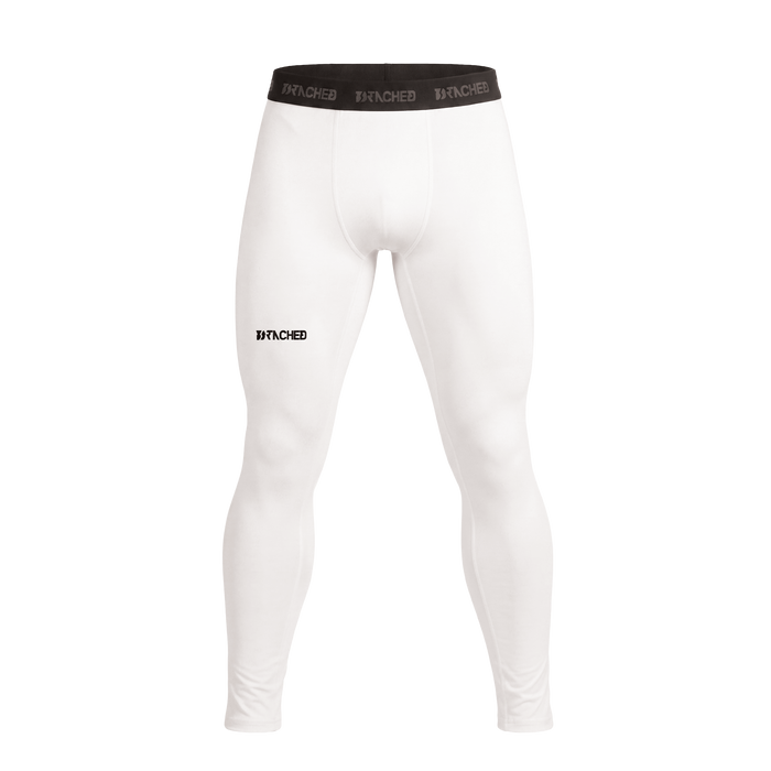 Compression Full-Length Tights – White