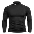 Compression Long Sleeve Mock Neck – Black