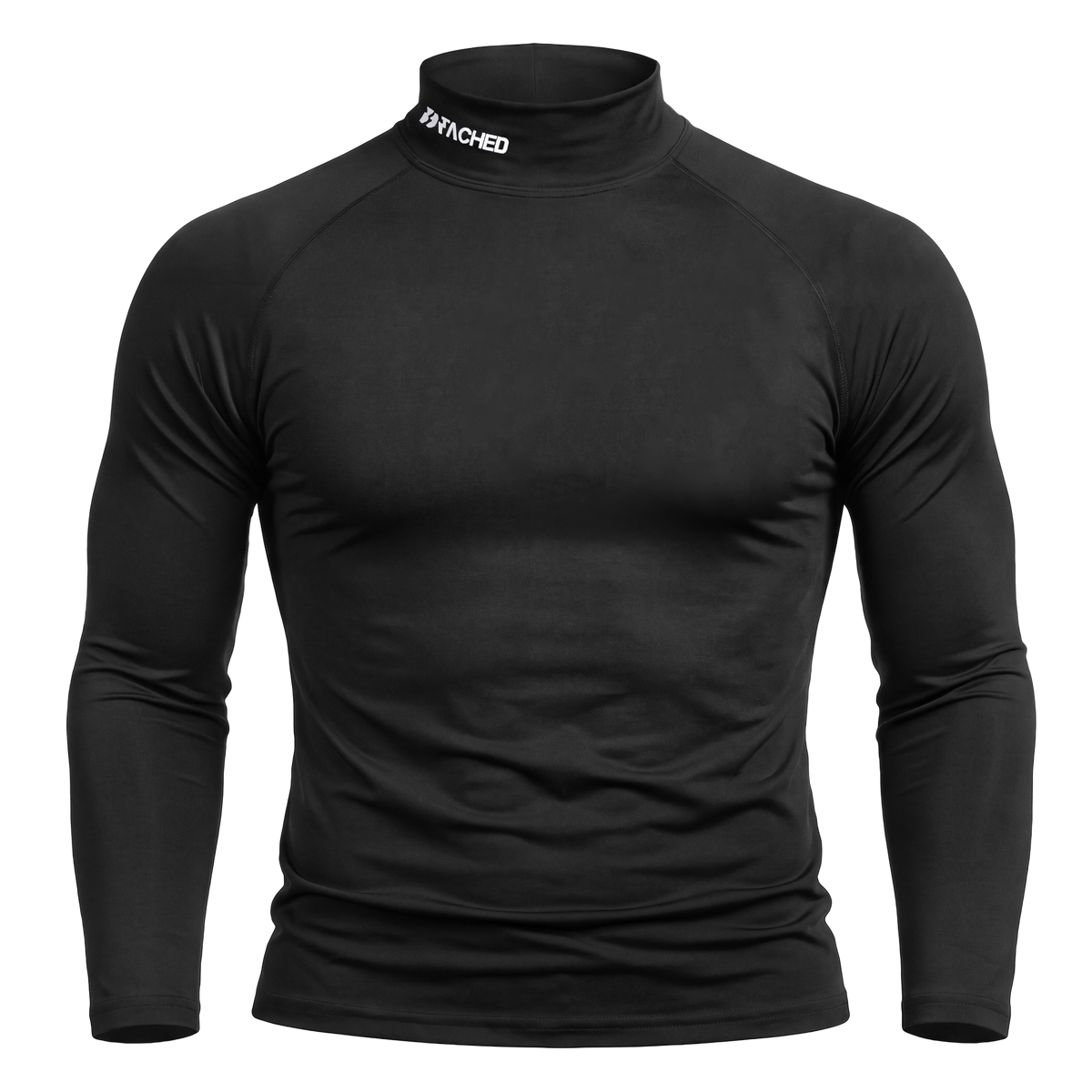 Compression Long Sleeve Mock Neck – Black