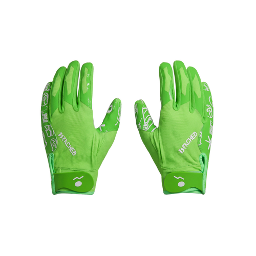 DTACHED gloves 1.0 in Lime Green