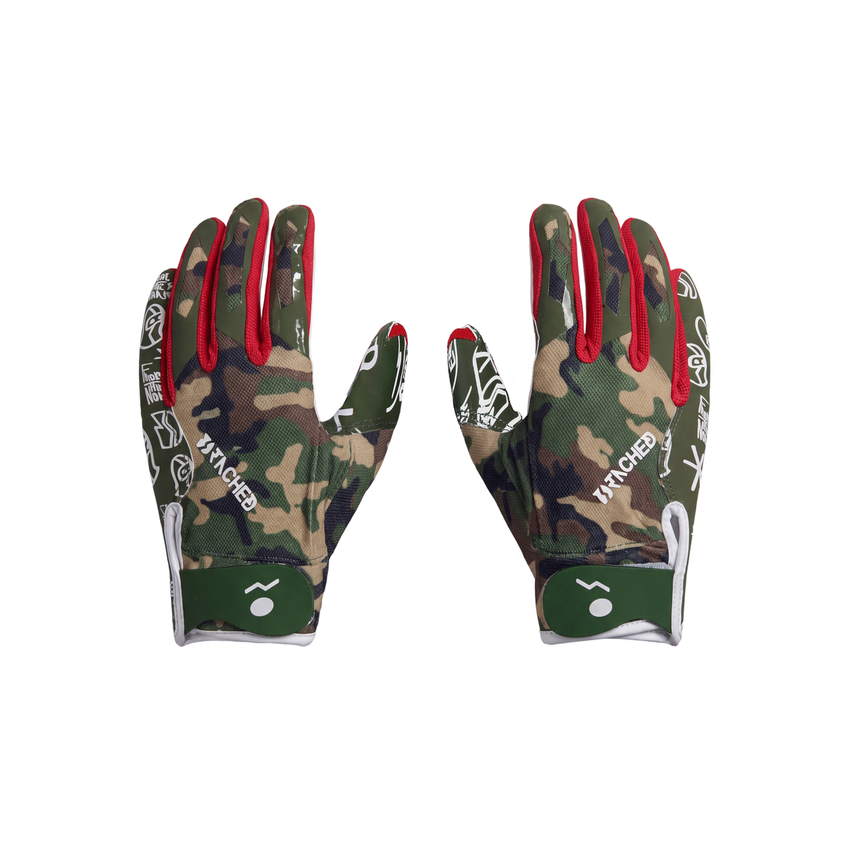 DTACHED gloves 1.0 in Woodland Camo