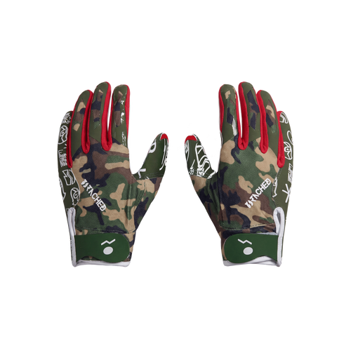 DTACHED gloves 1.0 in Woodland Camo